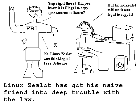 This is Linux Zealot, panel 4